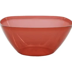 Saladier plastique rouge 2 L^Gifi