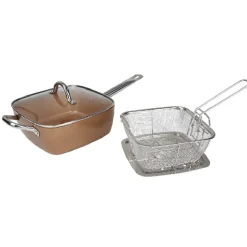 Sauteuse multifonctions cuivrée^Gifi Sale