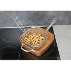 Sauteuse multifonctions cuivrée^Gifi Sale