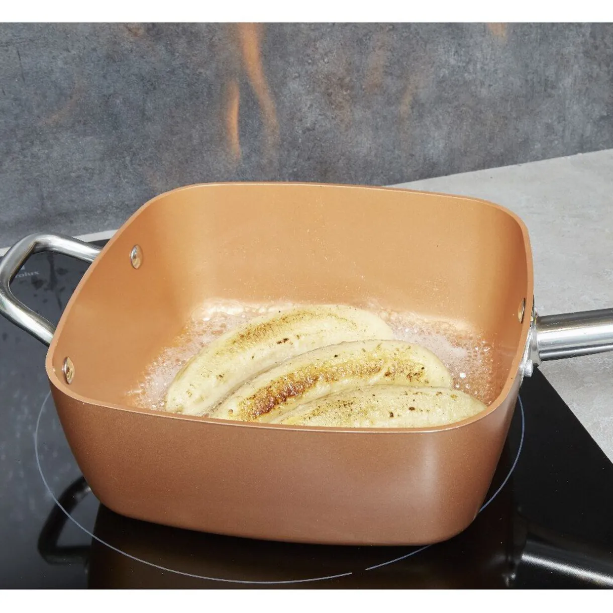 Sauteuse multifonctions cuivrée^Gifi Sale