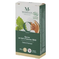 New Gifi Savon lait anesse Cèdre Patchouli Mességué