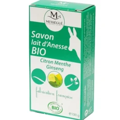Outlet Gifi Savon lait anesse citron ginseng menthe Mességué