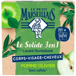 Online Gifi Savon solide 3-en-1 Le Petit Marseillais pomme olivier