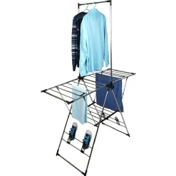 Entretien Du Linge|Gifi Séchoir avec portant étendoir à linge 18m