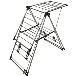 Entretien Du Linge|Gifi Séchoir avec portant étendoir à linge 18m