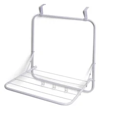 Entretien Du Linge|Gifi Séchoir de porte 51x41xH51cm fer blanc