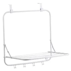 Entretien Du Linge|Gifi Séchoir de porte 51x41xH51cm fer blanc
