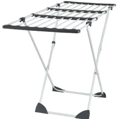 Entretien Du Linge|Gifi Séchoir extensible 18m d'étendage gris blanc