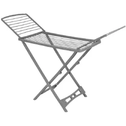 Entretien Du Linge|Gifi Séchoir extensible 20m résine gris