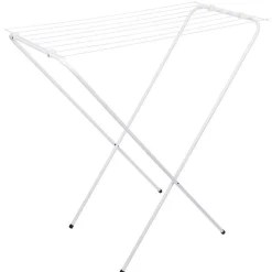 Entretien Du Linge|Gifi Séchoir 7m d'étendage acier blanc 79x40xH81cm