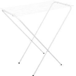 Entretien Du Linge|Gifi Séchoir 7m d'étendage acier blanc 79x40xH81cm