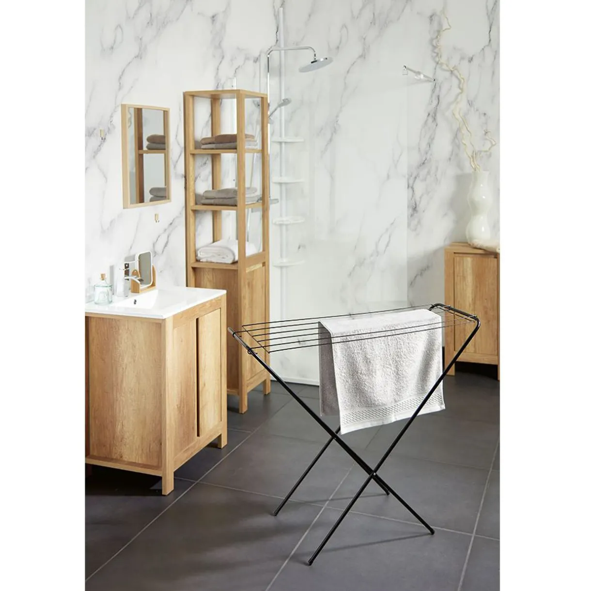 Entretien Du Linge|Gifi Séchoir pliable étendoir à linge 6m