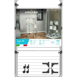 Entretien Du Linge|Gifi Séchoir tour sur roulettes 30 m d'étendage