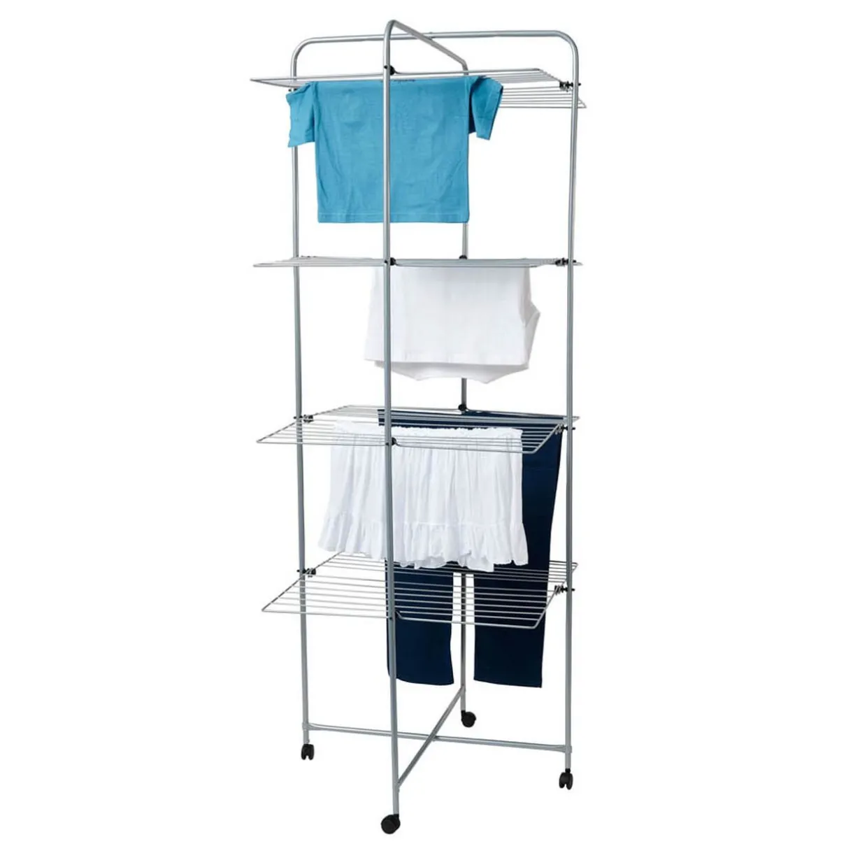 Entretien Du Linge|Gifi Séchoir tour sur roulettes 40 m d'étendage