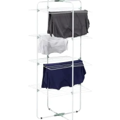 Entretien Du Linge|Gifi Séchoir tour sur roulettes étendoir à linge 4 niveaux