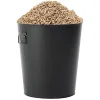 Nettoyage Et Entretien|Gifi Seau à pellets et granulés métal noir
