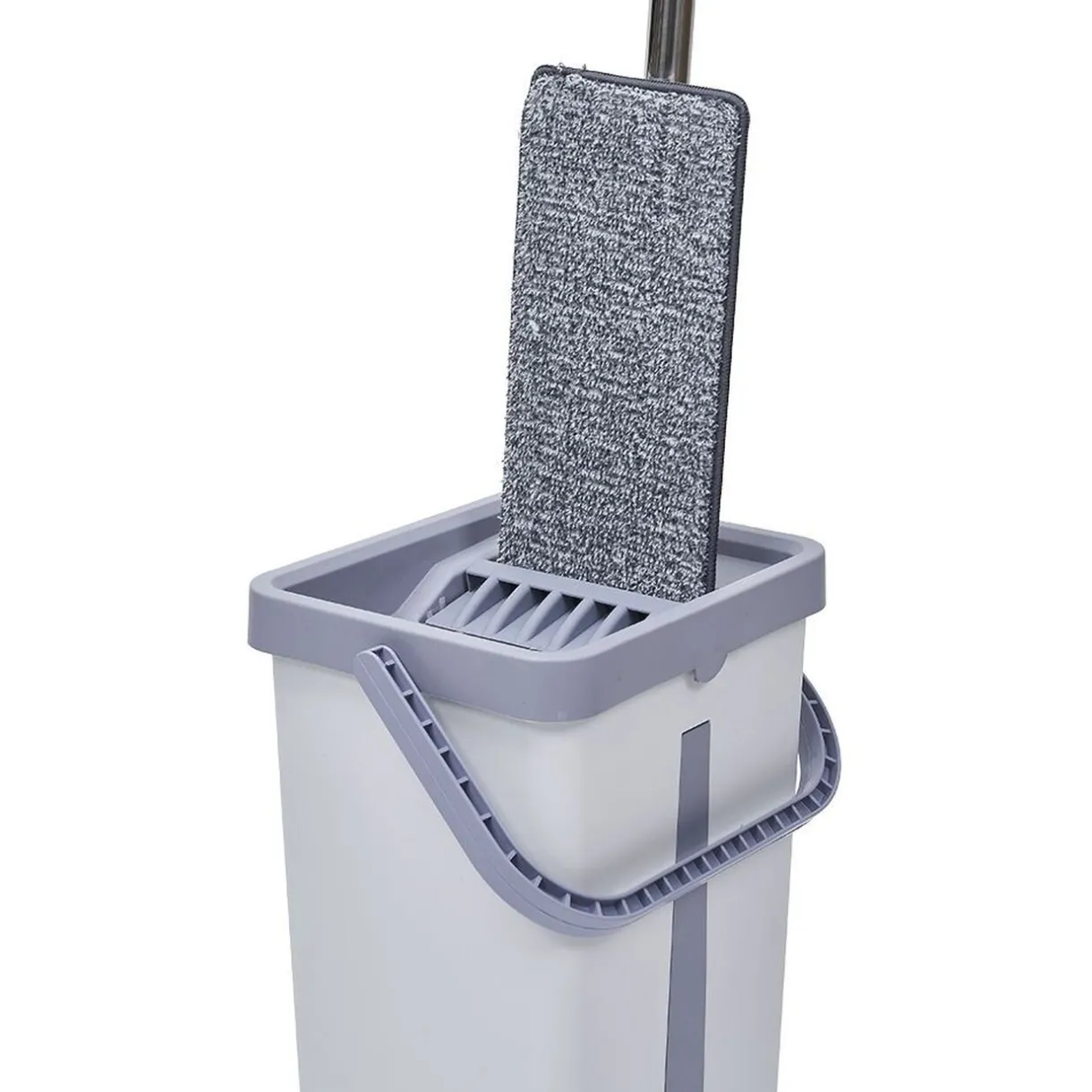 Nettoyage Et Entretien|Gifi Seau essoreur avec balai plat pliable 8 L