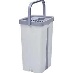 Nettoyage Et Entretien|Gifi Seau essoreur avec balai plat pliable 8 L