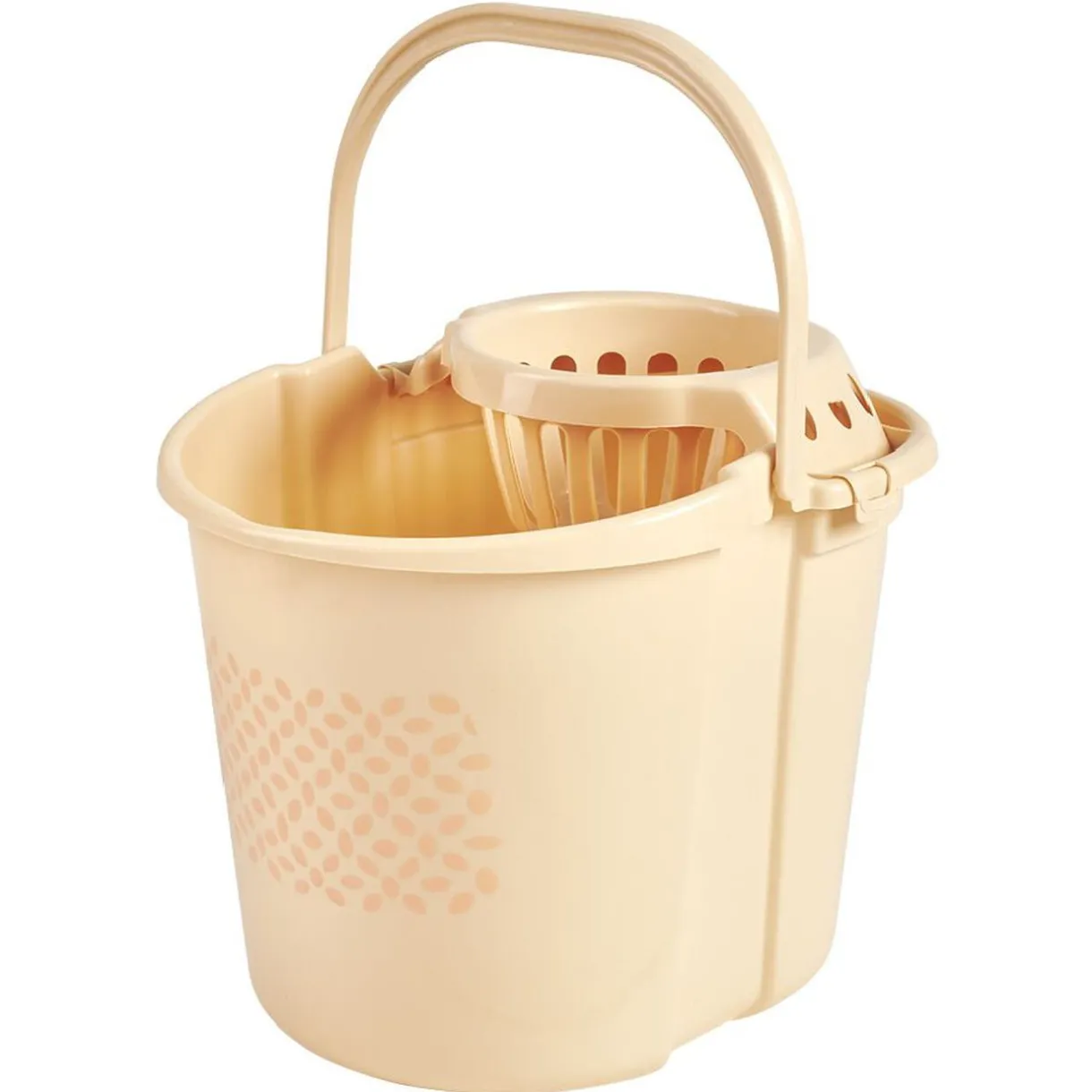 Nettoyage Et Entretien|Gifi Seau essoreur bleu et corail 13 L