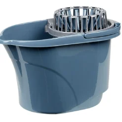 Nettoyage Et Entretien|Gifi Seau essoreur mécanique gris et bleu 17 L