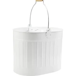 Nettoyage Et Entretien|Gifi Seau essoreur vintage métal et bois anti corrosion 14L