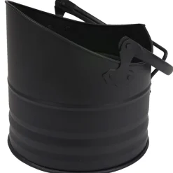 Discount Gifi Seau porte bûches noir