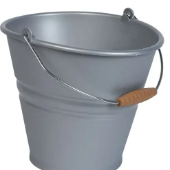 Nettoyage Et Entretien|Gifi Seau rond plastique gris avec anse 10L