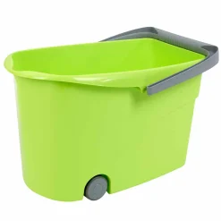 Nettoyage Et Entretien|Gifi Seau Wash Easy à roulettes Paul Masquin vert et gris