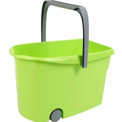Nettoyage Et Entretien|Gifi Seau Wash Easy à roulettes Paul Masquin vert et gris