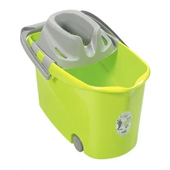 Nettoyage Et Entretien|Gifi Seau Wash Easy à roulettes Paul Masquin vert et gris