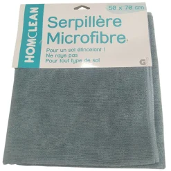 Nettoyage Et Entretien|Gifi Serpillère en microfibre bleu