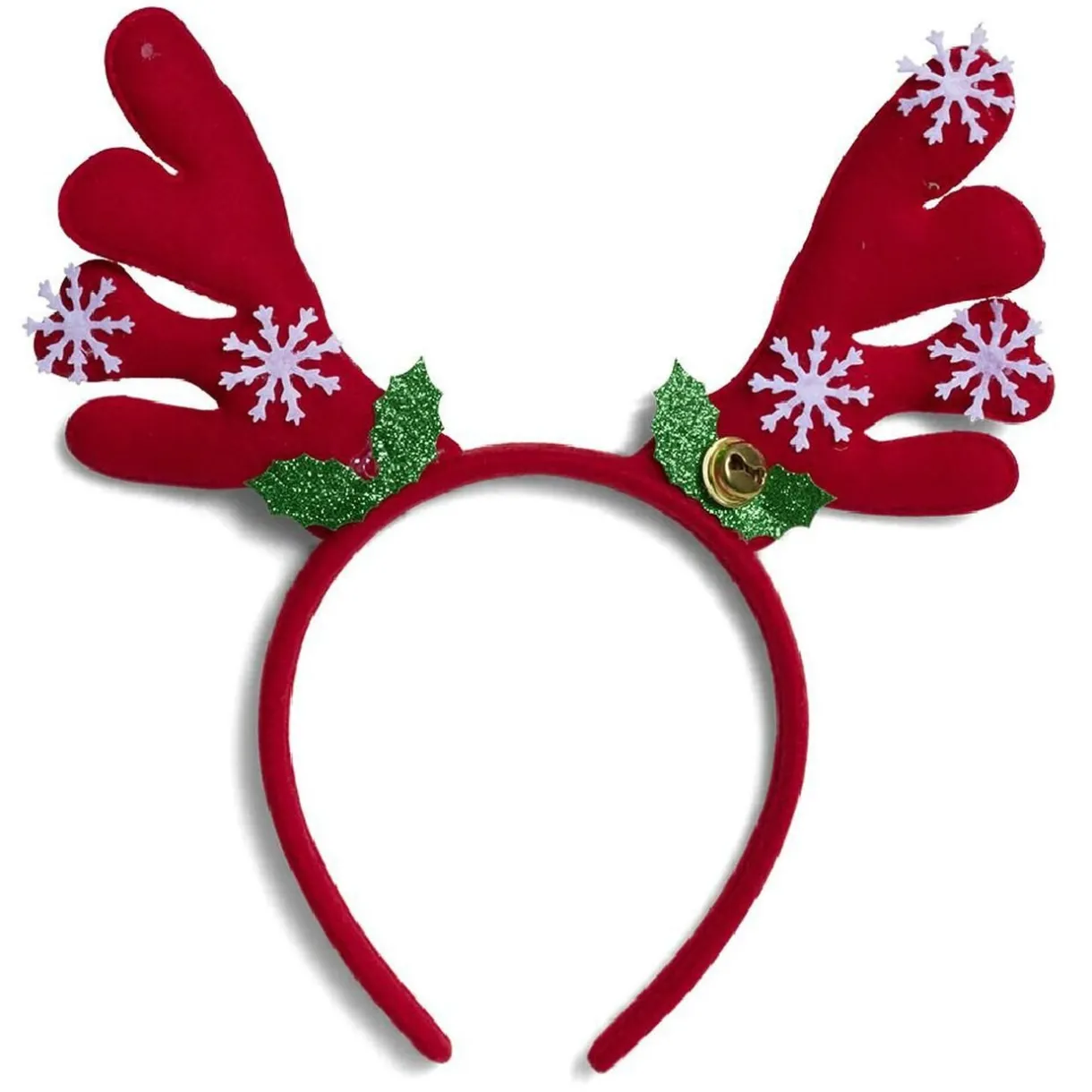 Sale Gifi Serre tête renne à grelots rouge et blanc