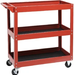 Hot Gifi Servante d'atelier chariot 3 niveaux rouge