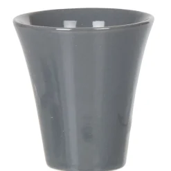 Service à café faïence ardoise gris blanc 6 personnes^Gifi