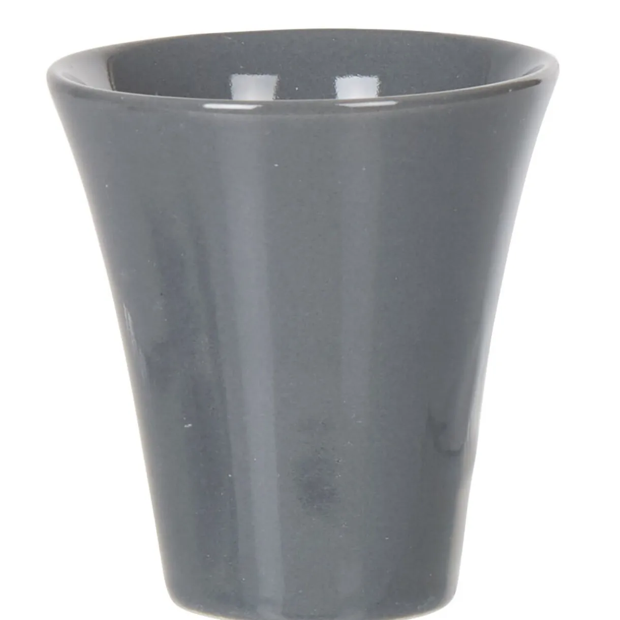 Service à café faïence ardoise gris blanc 6 personnes^Gifi