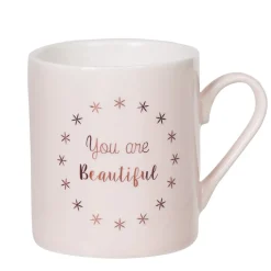 Service à café faïence blanc rose or 6 personnes^Gifi Online