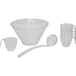 Service à punch en plastique transparent^Gifi Sale