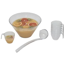 Service à punch en plastique transparent^Gifi Sale