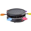 Service à raclette grill caquelon multicolore 6 personnes^Gifi Discount