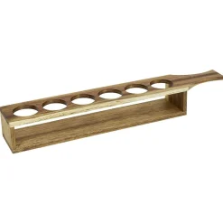 Service à shooter 6 verres avec support bois^Gifi Best