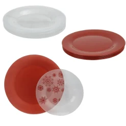 Service à vaisselle en verre 12 assiettes collection Noël tradition^Gifi Sale