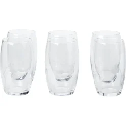 Service à verre transparent 18 pièces^Gifi Best