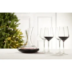 Service carafe à décanter et 4 verres^Gifi New