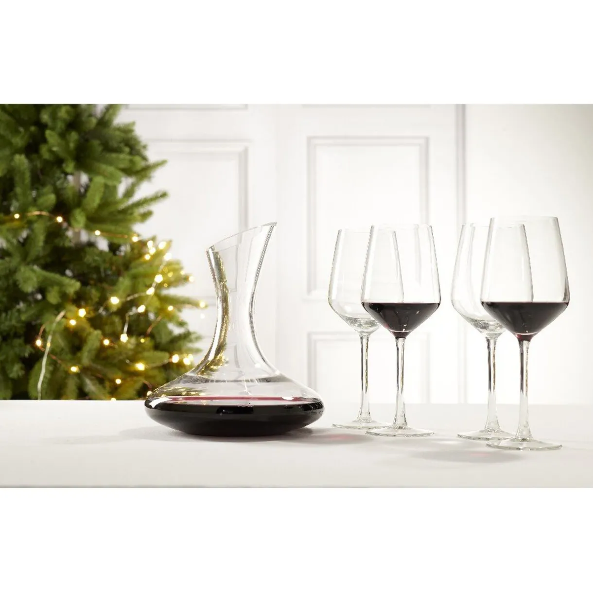 Service carafe à décanter et 4 verres^Gifi New