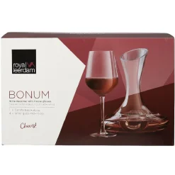 Service carafe à décanter et 4 verres^Gifi New