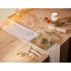 Service vaisselle doré transparent 18 pièces^Gifi Online