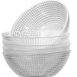 Service vaisselle en verre transparent^Gifi Clearance
