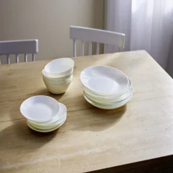 Service vaisselle opale 12 pièces^Gifi Outlet