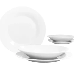 Service vaisselle porcelaine blanche^Gifi Outlet