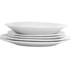 Service vaisselle porcelaine blanche^Gifi Outlet